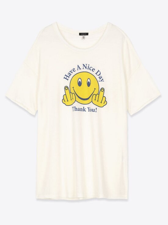 R13 Tops - R13 NWOT Have A Nice Day T-Shirt Ecru XS